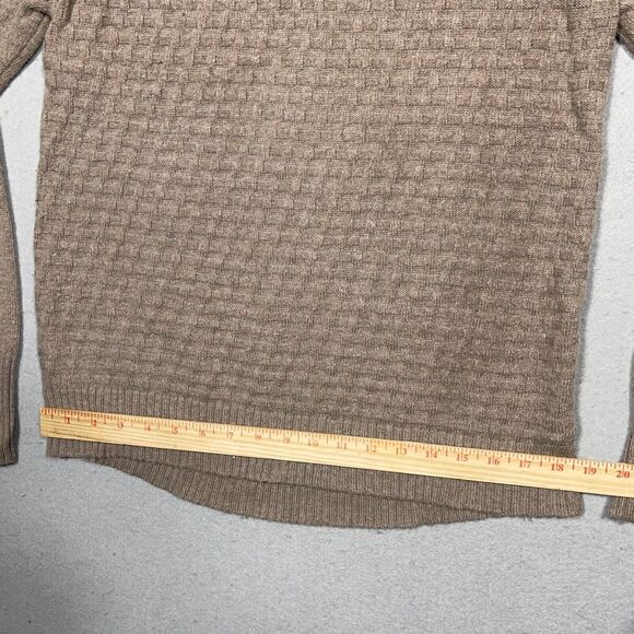 C&C California Sweater Womens Size Large Tan Wool Blend Turtleneck‎ Pullover - Picture 7 of 9